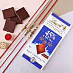 Sneh Feng Shui Rakhi Set & Lindt Bar