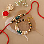 Sneh Pearl Bhaiya Bhabhi Rakhi Set