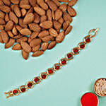 Rudraksha Bracelet With Almonds