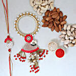 Dry Fruits N Pearl Lumba Rakhi Set