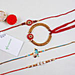 Family Set Of Lumba And Kids Rakhis