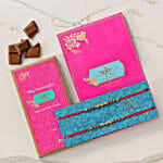 2 Pearl Rakhis And Maple Crunch Milk Chocolate