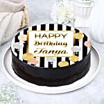 Birthday Special Chocolate Photo Cake Half Kg