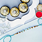 Graceful Pearl Ethnic Rakhi N Ferrero Delight