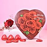 Rose N Chocolates Gift Box