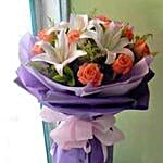 Rose Lily bouquet -CIN