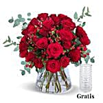 Ravishing Red Arrangement Of Love