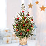 Red And Gold Christmas Tree Arrangement