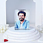 Personalised Love Crystal Photo Frame