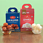 Haldiram Gulab Jamun And Rasgulla Combo