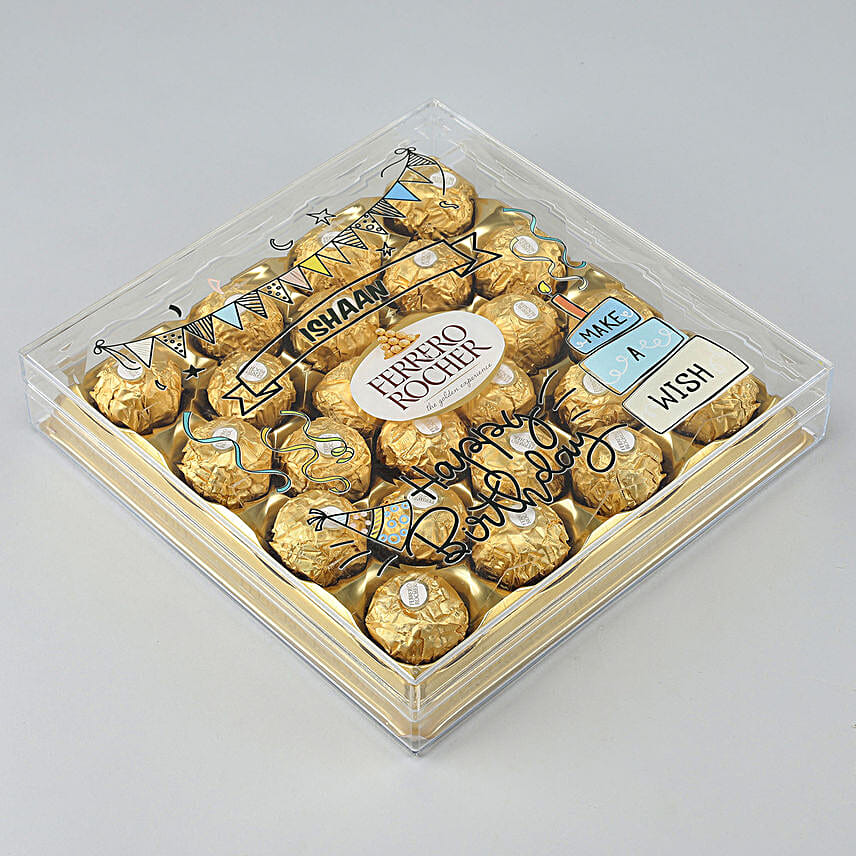 Personalised Birthday Ferrero Box