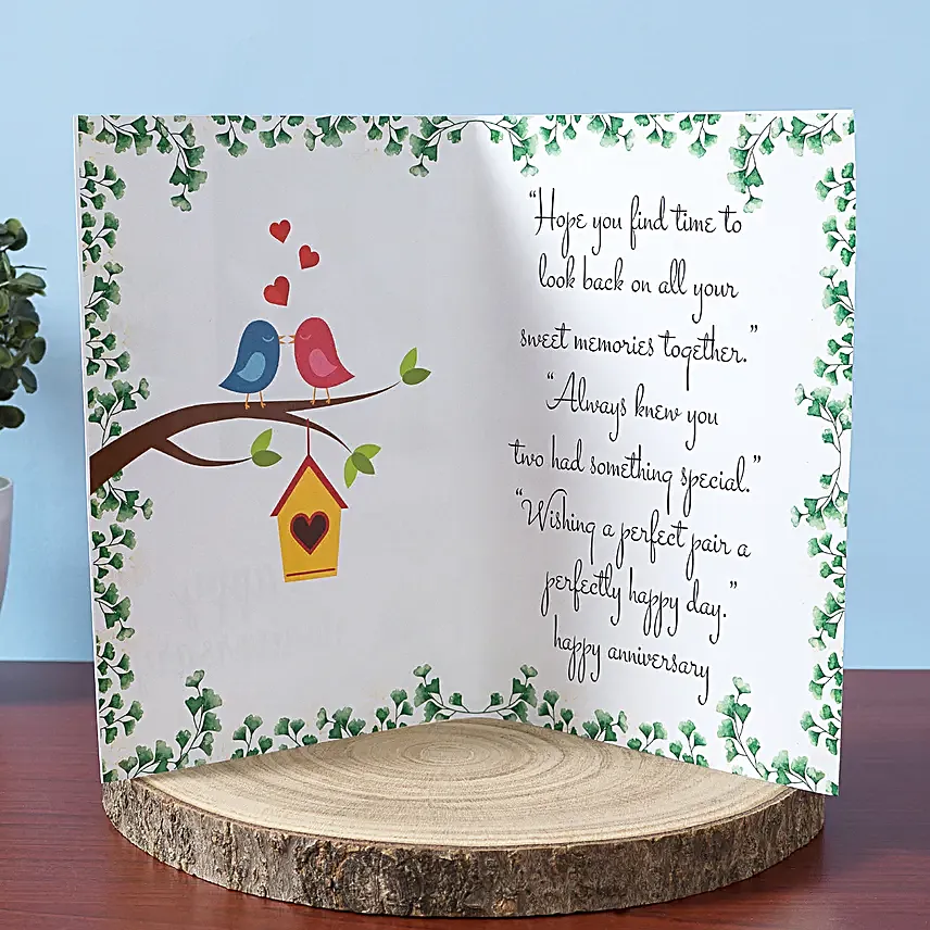 Personalised Anniversary Greeting Card