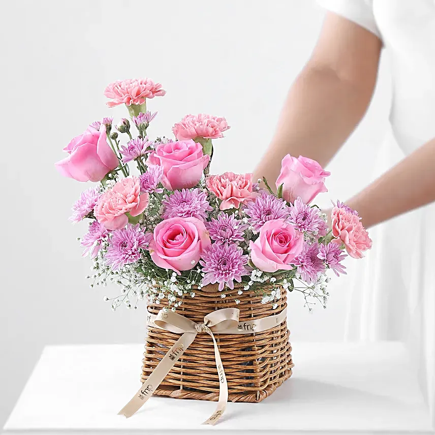 Luxury Basket of Carnations