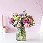 Mixed Flowers Letter Box Bouquet