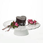 Rocket Kitchen- Heart Chocolate Decadence Cake