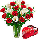 Love Pangs Floral And Chocolatey Combo