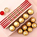 Sneh Brass Rakhi Set & Ferrero Rocher Box