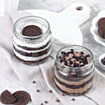 Eggless Oreo N Choco Chip Jar Cakes Delight