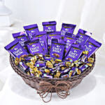 Cadbury Chocolate and Candy Basket chocolates choclates