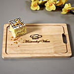 wooden printed chopping board