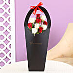 elegant roses sleeve bag