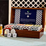 Green Tea Hamper in Handcrafted Wooden Box