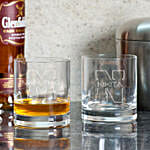 Personalised Whiskey Glasses Set For Couple