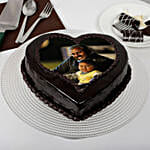 Heart Shaped Chocolate Truffle for Dad