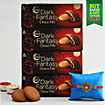 Free Dark Fantasy Choco Fills With Meenakari Rakhi