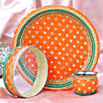 Karwa Chauth Pooja Thali Set Online