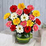 Summery Gerbera Blooming Bouquet