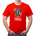 Birthday Personalised Mens Cotton T Shirt L