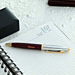Personalised Maroon Roller Ball Pen
