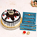 5 Ethnic Rakhis N Black Forest Cake