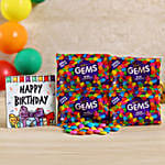 Happy Birthday Table Top and Gems