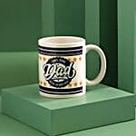 Personalised 100 Pure Dad White Mug Hand Delivery