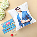 Sneh Ganesha Rakhi N Personalised Cushion