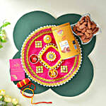 Bhaidooj Celebration Thali Set N Roasted Almonds