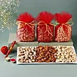 Basket of dry fruits