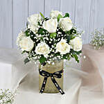 Majestic Roses Jar Arrangement