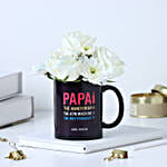 Dads Love in a Rose Mug