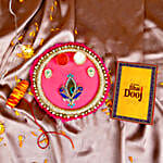 Traditional Peacock Bhaidooj Thali Gift