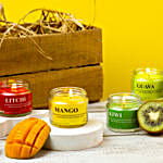 AuraDecor Fruity Fragrance Candle Jar Gift