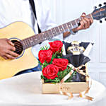 Premium Rosy Wishes With Guitarist