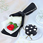 Mesmerising Red Rose Cake Gift
