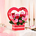 Rosy Heart Arrangement