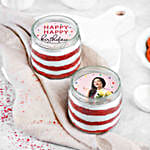 Velvet Moments Personalised Jar Cakes