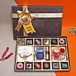 Kundan Rakhi N Siblings Treasure Box