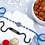 Floral Meenakari Rakhi N Bracelet Duo