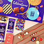 Lovely Bond Family Rakhi Set N Cadbury Celebrations